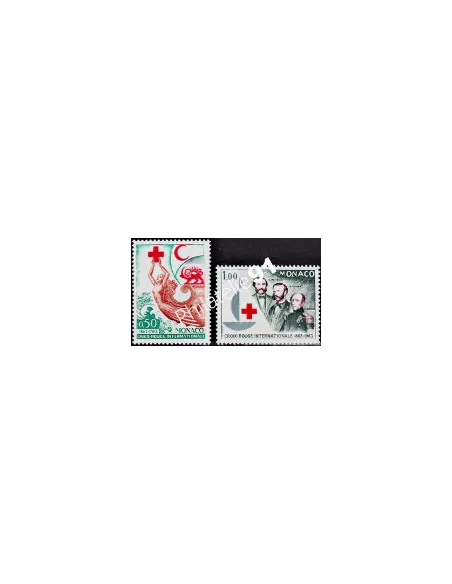 MONACO - n°  607 - 608 ** - Croix-Rouge internationale