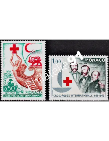MONACO - n°  607 - 608 ** - Croix-Rouge internationale