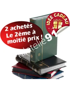 Classeurs à bandes PREMIUM Cuir, matériel philatélique
