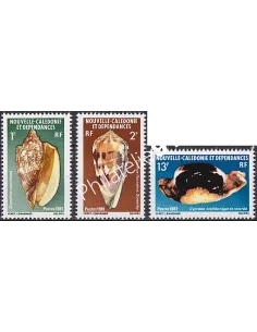 NOUVELLE CALEDONIE, n° 446 à 448, collection timbres Dom-Tom
