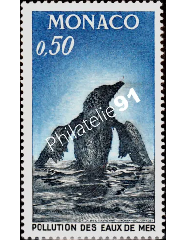 MONACO - n°  859 ** - Combat contre la pollution des mers