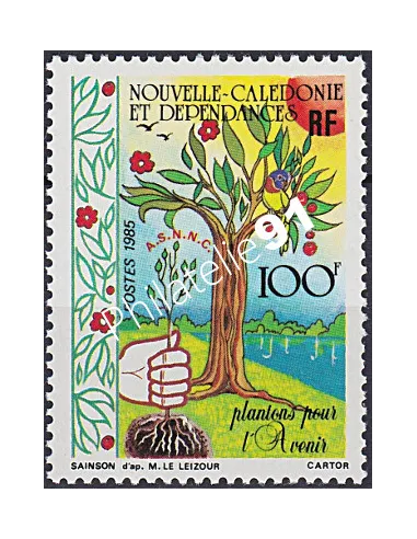 NOUVELLE CALEDONIE, n° 509, reboisement, collection timbres Dom-Tom