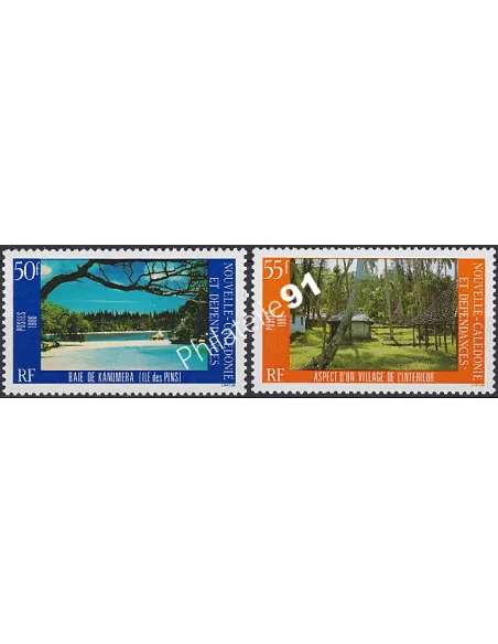 NOUVELLE CALEDONIE, n° 514 à 515, collection timbres Dom-Tom