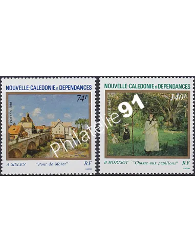 NOUVELLE CALEDONIE, n° 529 à 530, collection timbres Dom-Tom