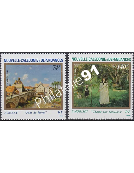 NOUVELLE CALEDONIE, n° 529 à 530, collection timbres Dom-Tom
