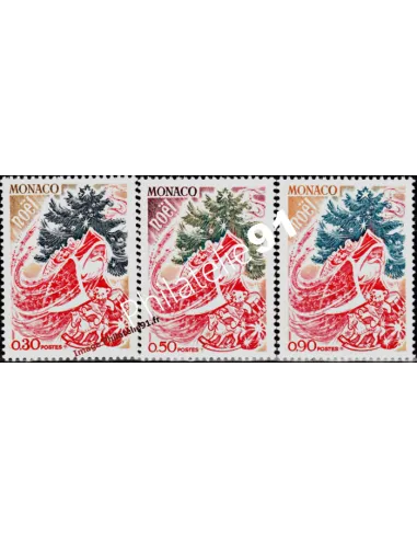 MONACO - n°  871 à 873** - Noël