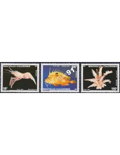 NOUVELLE CALEDONIE, n° 576 à 578, collection timbres Dom-Tom