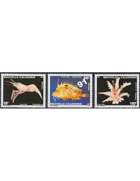 NOUVELLE CALEDONIE, n° 576 à 578, collection timbres Dom-Tom