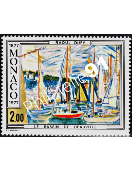 MONACO - n° 1097 - Raoul Dufy "Le bassin de Dauville" Tableau