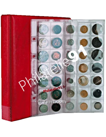 Album CARAVELLE Yvert et Tellier + 10 recharges monnaies, numismatique