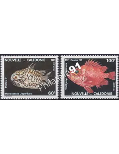 NOUVELLE CALEDONIE, n° 617 à 618, collection timbres Dom-Tom