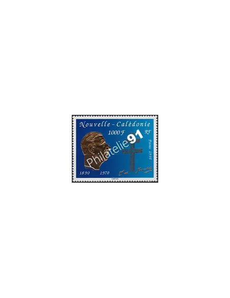 NOUVELLE CALEDONIE, n° 682, de Gaulle, collection timbres Dom-Tom