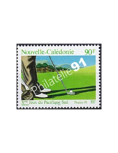 NOUVELLE CALEDONIE, n° 699, golfeur, collection timbres Dom-Tom
