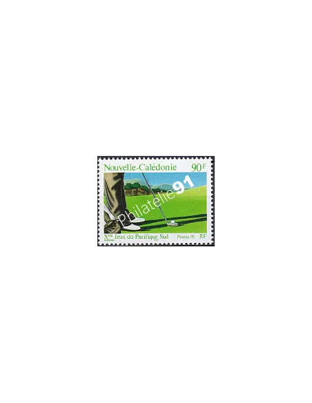 NOUVELLE CALEDONIE, n° 699, golfeur, collection timbres Dom-Tom