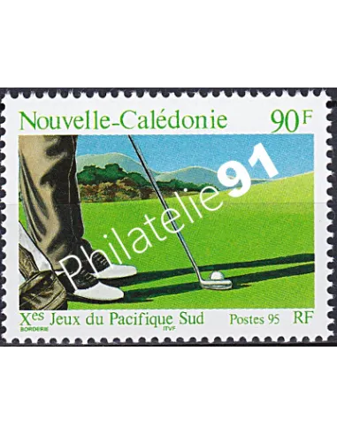 NOUVELLE CALEDONIE, n° 699, golfeur, collection timbres Dom-Tom