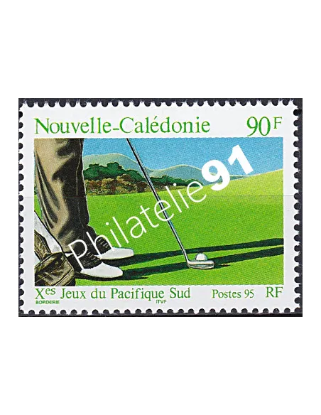 NOUVELLE CALEDONIE, n° 699, golfeur, collection timbres Dom-Tom