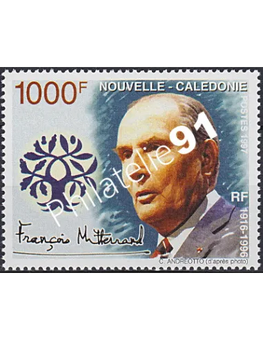 NOUVELLE CALEDONIE, n° 725, Mitterrand, collection timbres Dom-Tom