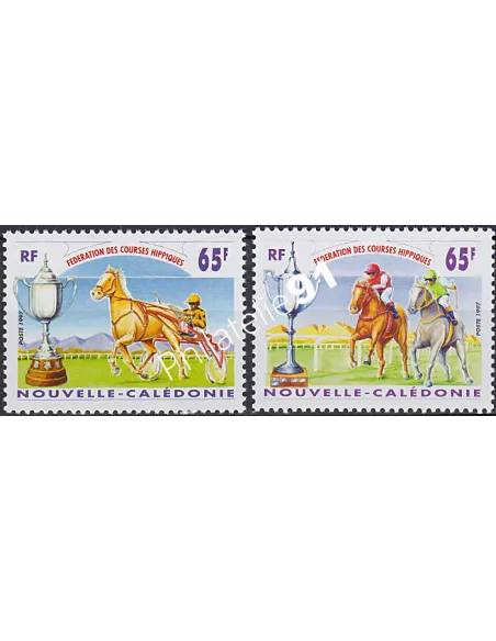 NOUVELLE CALEDONIE, n° 735 à 736, collection timbres Dom-Tom