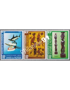 NOUVELLE CALEDONIE, n° 741 à 743, collection timbres Dom-Tom