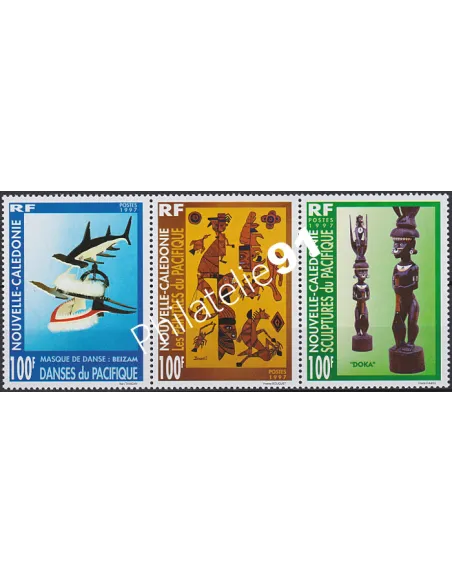 NOUVELLE CALEDONIE, n° 741 à 743, collection timbres Dom-Tom