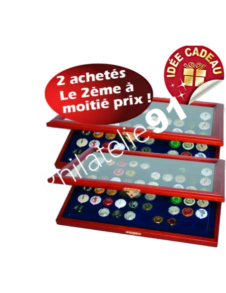 SAFE, Vitrine en Bois pour muselets de Champagne