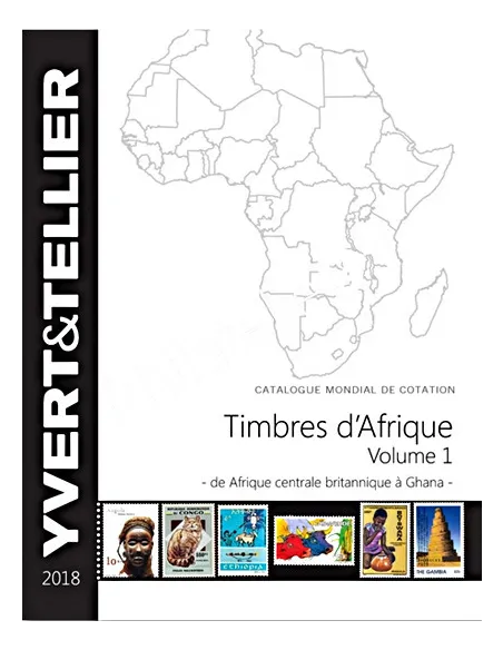 AFRIQUE Volume 1 2018, Timbres des pays d´Afrique, catalogues
