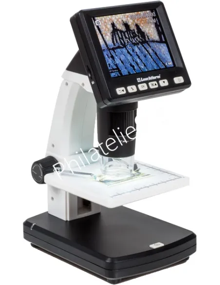 Microscope digital LCD DM3 Leuchtturm, accessoires philatéliques, accessoires numismatiques