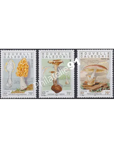 NOUVELLE CALEDONIE, n° 749 à 751, champignons, timbres Dom-Tom