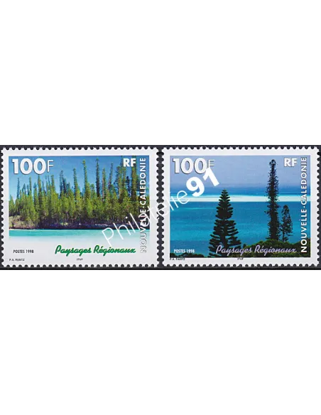 NOUVELLE CALEDONIE, n° 772 à 773, collection timbres Dom-Tom