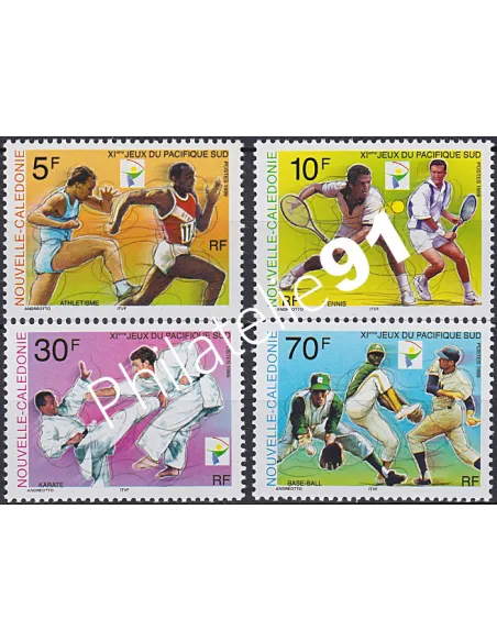 NOUVELLE CALEDONIE, n° 792 à 795, collection timbres Dom-Tom