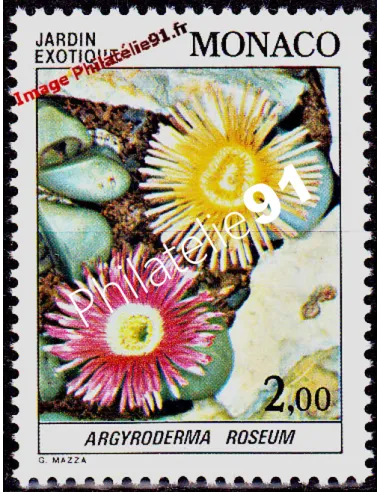 MONACO - n° 1376 - Plante du Jardin exotique - Cactus
