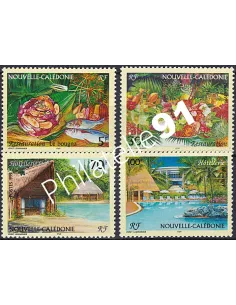 NOUVELLE CALEDONIE, n° 800 à 803, collection timbres Dom-Tom