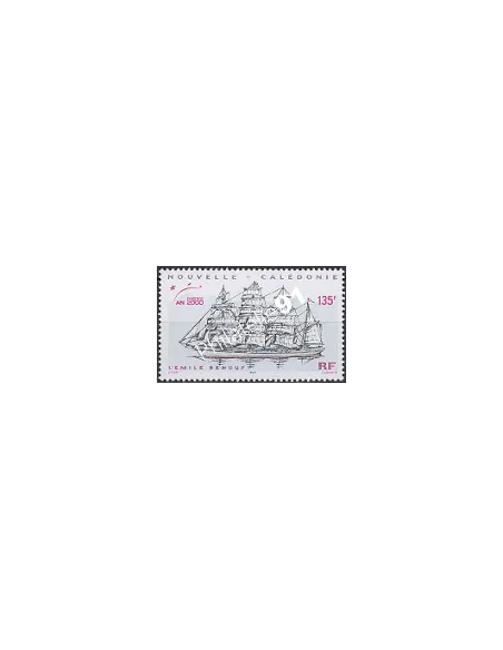 NOUVELLE CALEDONIE, n° 813, voilier, collection timbres Dom-Tom
