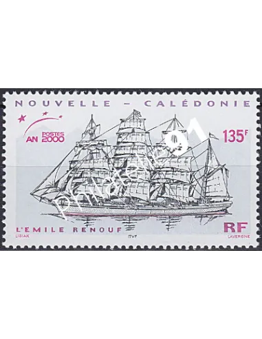 NOUVELLE CALEDONIE, n° 813, voilier, collection timbres Dom-Tom