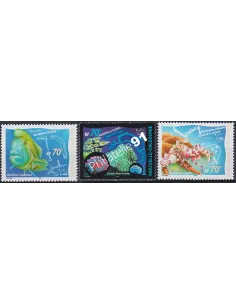 NOUVELLE CALEDONIE, n° 815 à 817, collection timbres Dom-Tom