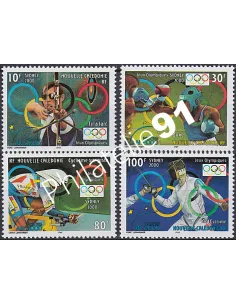 NOUVELLE CALEDONIE, n° 819 à 822, collection timbres Dom-Tom