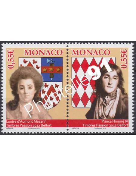 MONACO n° 2847 à 2848,Collection timbres Monaco