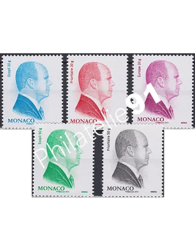 MONACO n° 2851 à 2855,Collection timbres Monaco
