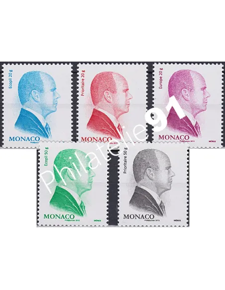 MONACO n° 2851 à 2855,Collection timbres Monaco