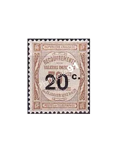 Timbre-taxe n°   49 ** - Timbre de recouvrements surchargé (250423-19)