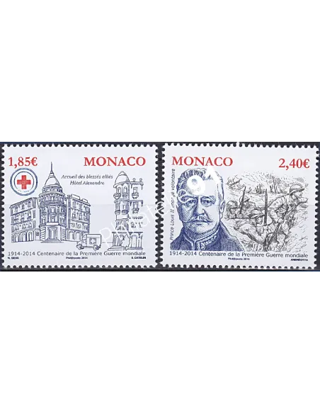 MONACO n° 2939 à 2940,Collection timbres Monaco