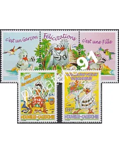 NOUVELLE CALEDONIE, n° 834 à 836, collection timbres Dom-Tom