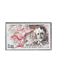 MONACO - n° 1533- Compagnie de ballets de Monte-Carlo. Diaguilev