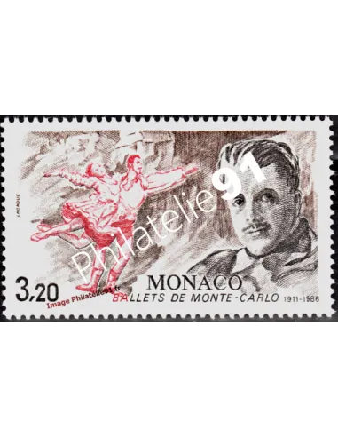 MONACO - n° 1533- Compagnie de ballets de Monte-Carlo. Diaguilev
