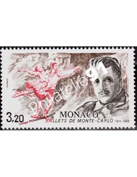 MONACO - n° 1533- Compagnie de ballets de Monte-Carlo. Diaguilev