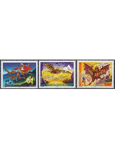 NOUVELLE CALEDONIE, n° 860 à 862, collection timbres Dom-Tom