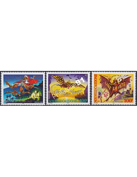NOUVELLE CALEDONIE, n° 860 à 862, collection timbres Dom-Tom