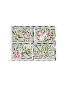MONACO - n° 1557 à 1560 -(Issu du BF 36)  Les quatre saisons de l'arbousier.