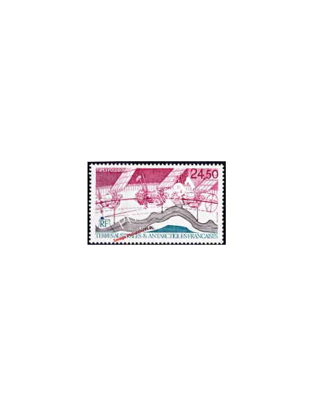 Timbre des TAAF P.A. n° 123, Satellite Topex Poseidon, timbres DOM TOM