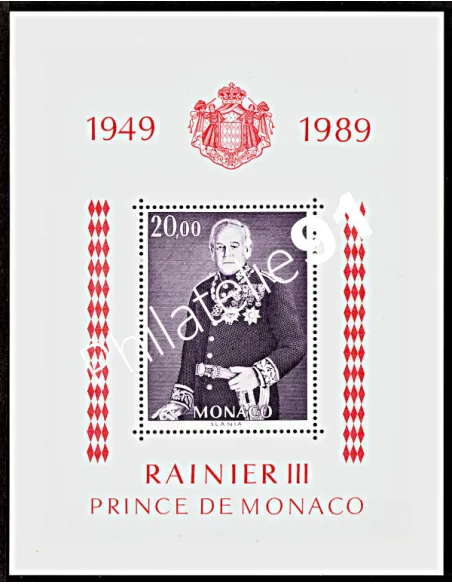 Bloc de MONACO n° 45 - Prince Rainier III